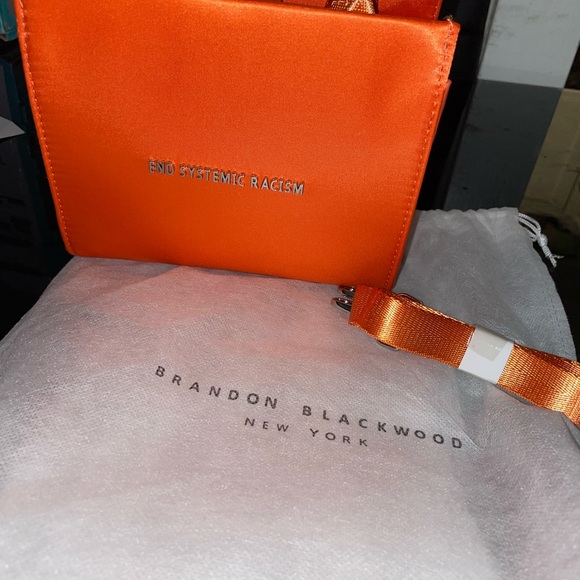 Brandon Blackwood ESR Tote- Orange Satin - Picture 5 of 6
